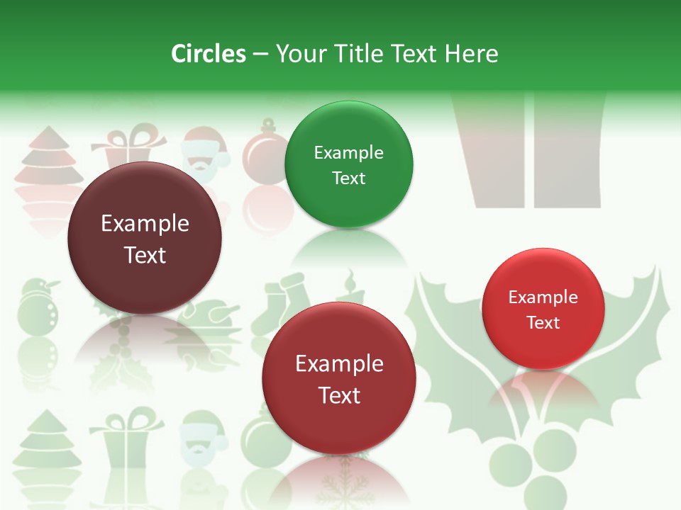 Present Symbol Snowman PowerPoint Template