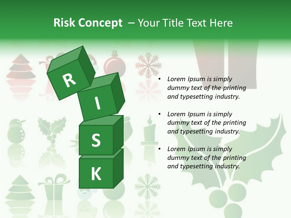 Present Symbol Snowman PowerPoint Template