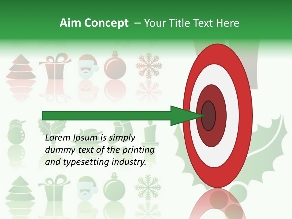 Present Symbol Snowman PowerPoint Template