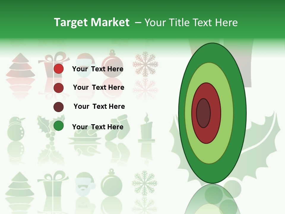 Present Symbol Snowman PowerPoint Template