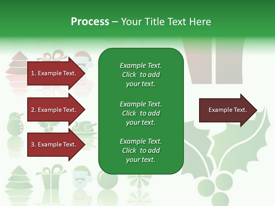 Present Symbol Snowman PowerPoint Template