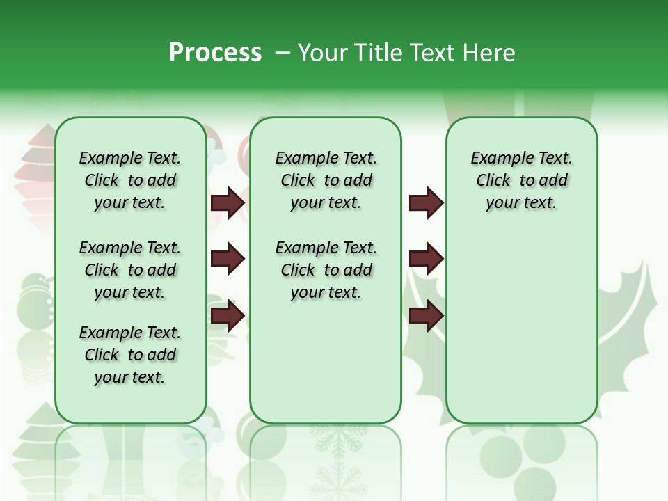 Present Symbol Snowman PowerPoint Template