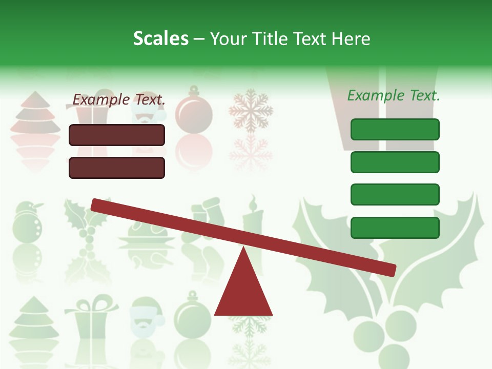 Present Symbol Snowman PowerPoint Template