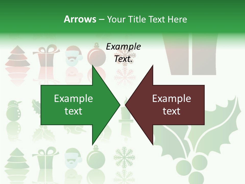 Present Symbol Snowman PowerPoint Template
