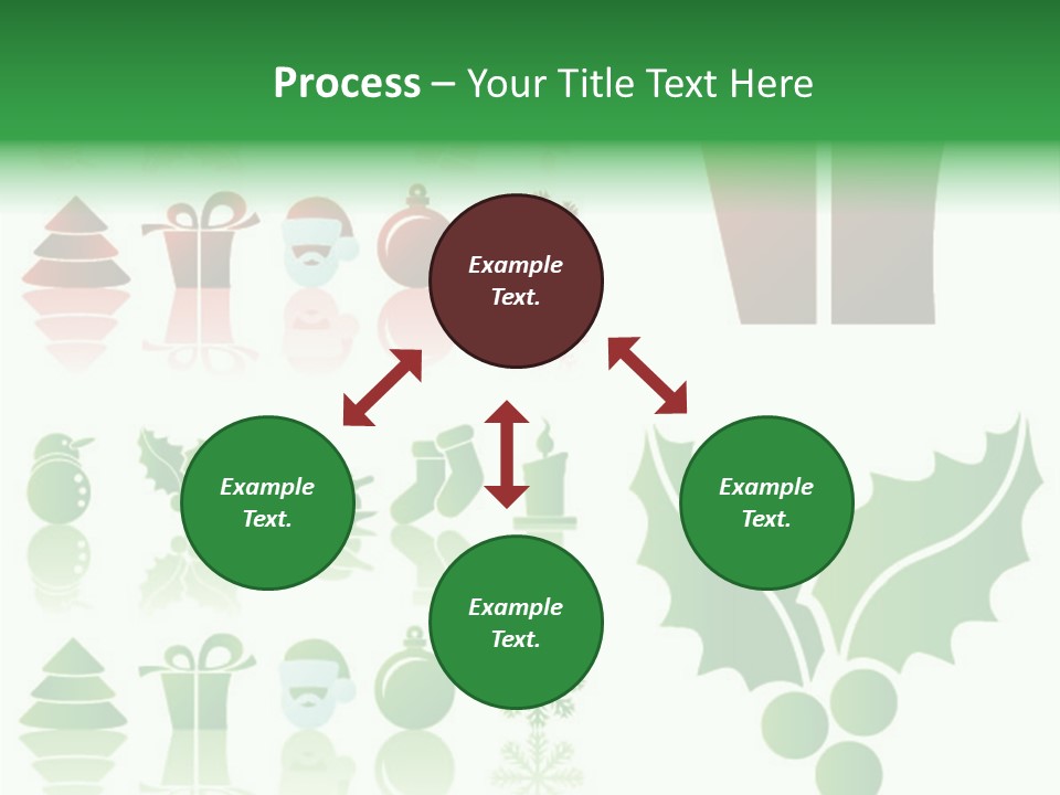 Present Symbol Snowman PowerPoint Template