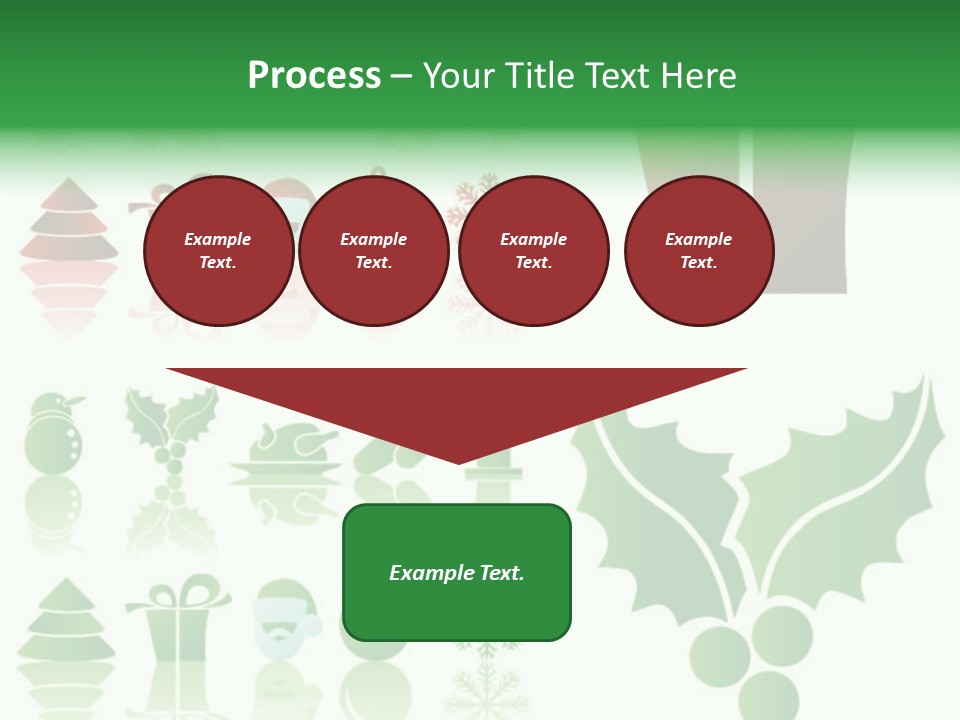 Present Symbol Snowman PowerPoint Template
