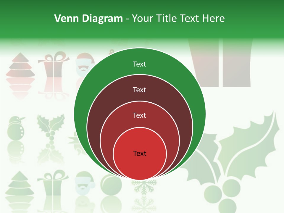Present Symbol Snowman PowerPoint Template