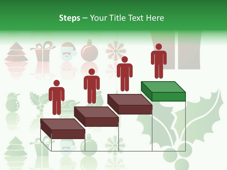 Present Symbol Snowman PowerPoint Template