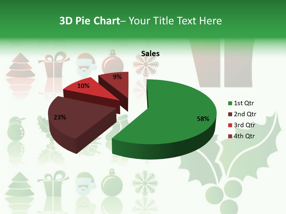 Present Symbol Snowman PowerPoint Template