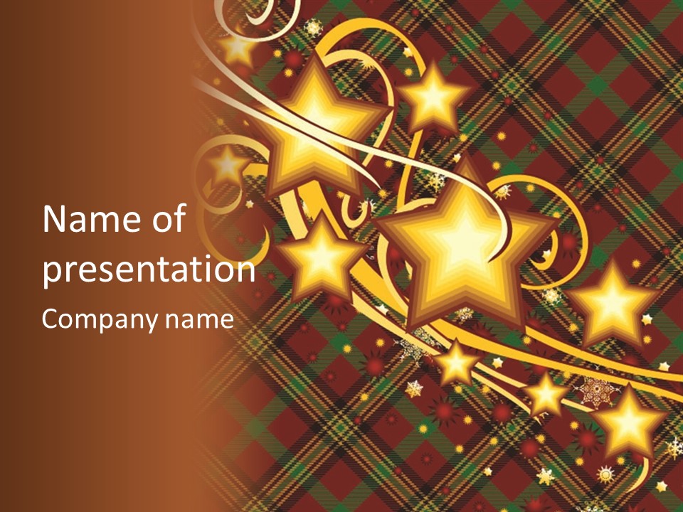 Label Gift Background PowerPoint Template