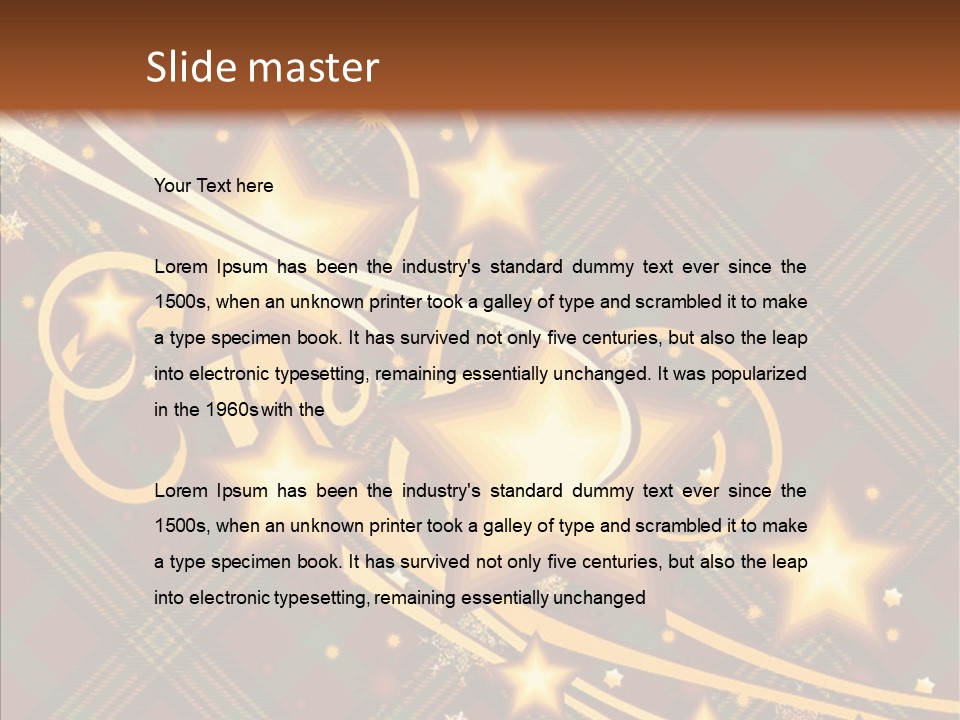 Label Gift Background PowerPoint Template