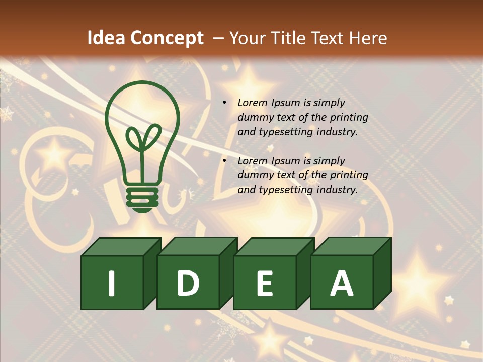 Label Gift Background PowerPoint Template