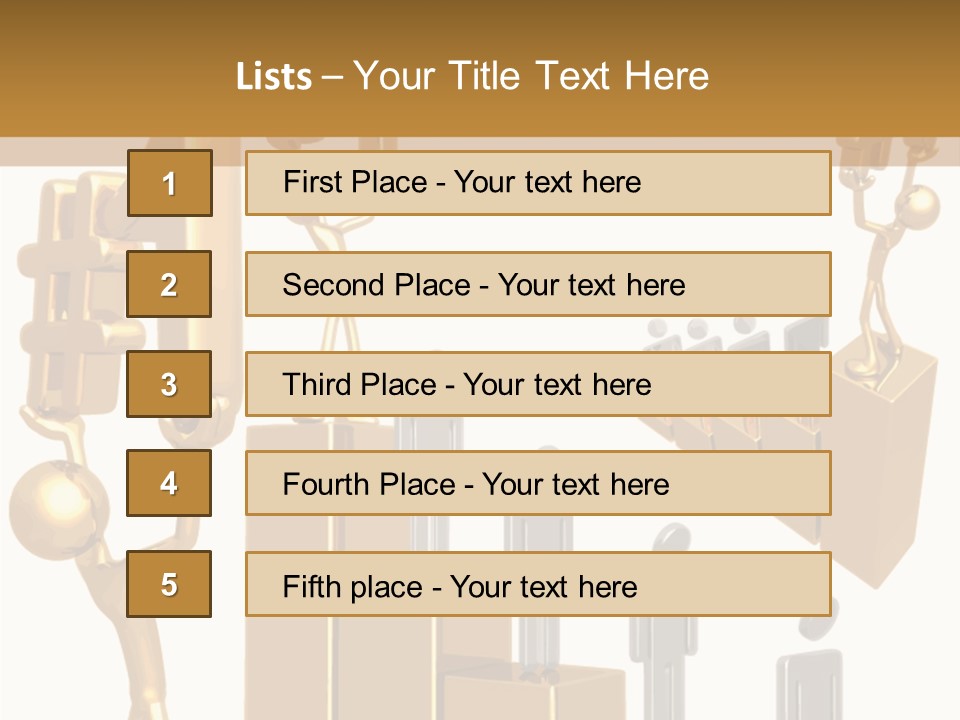 Rank Symbolic Concept PowerPoint Template