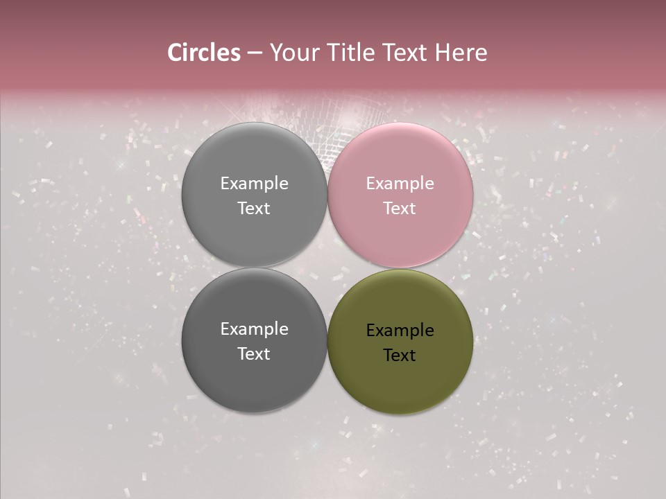 New Dark Circle PowerPoint Template