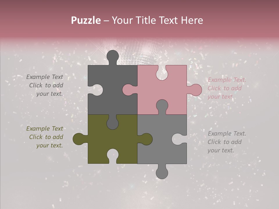 New Dark Circle PowerPoint Template