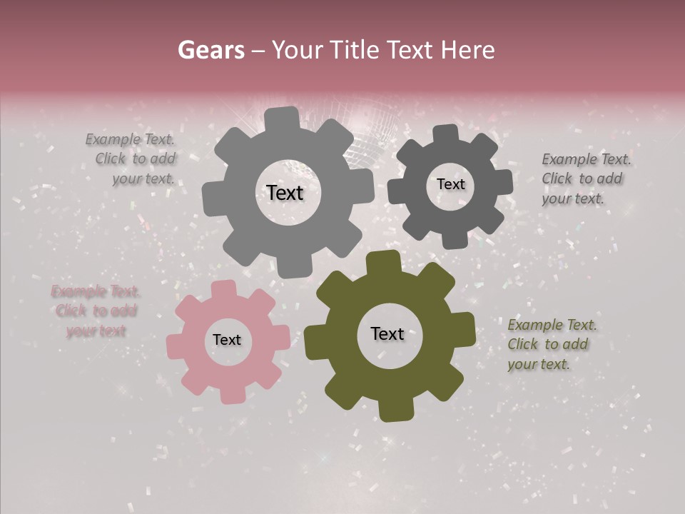 New Dark Circle PowerPoint Template