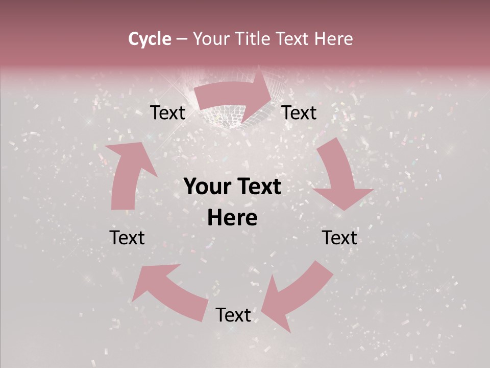 New Dark Circle PowerPoint Template