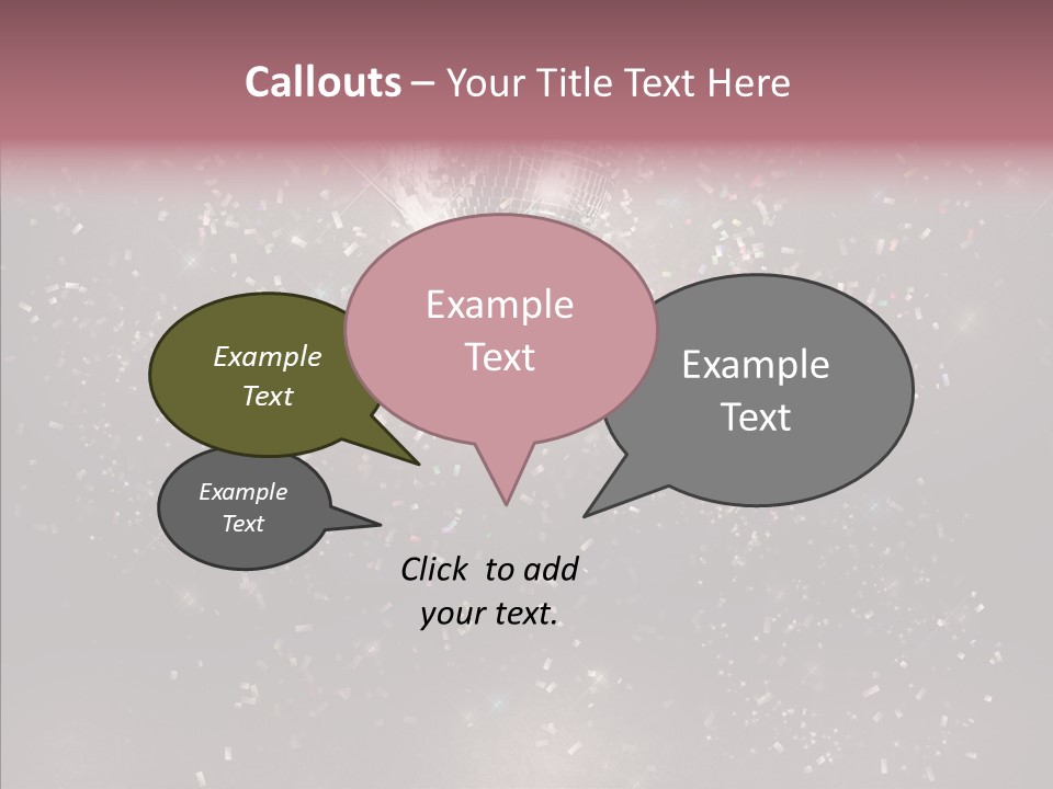 New Dark Circle PowerPoint Template