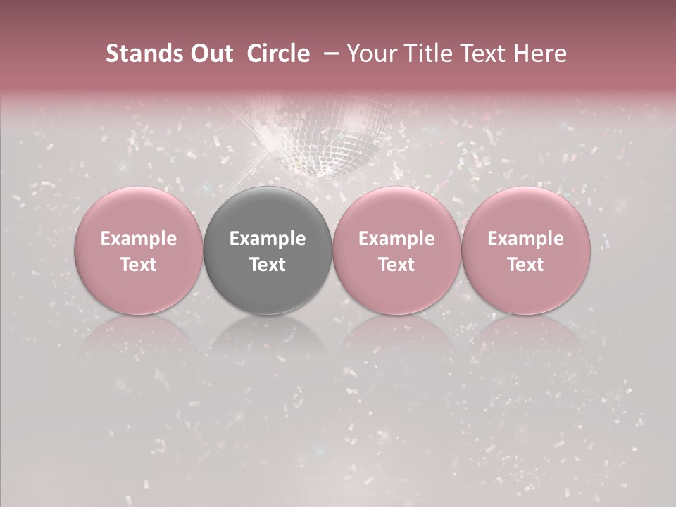 New Dark Circle PowerPoint Template