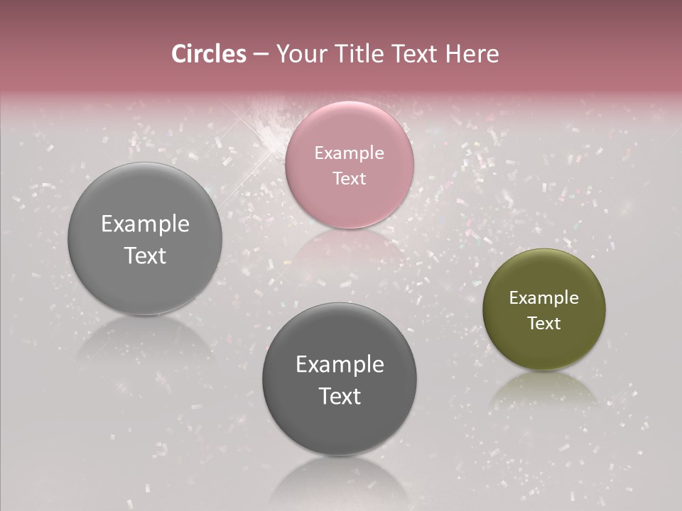New Dark Circle PowerPoint Template