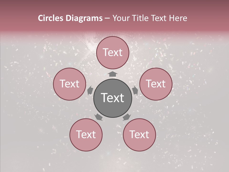 New Dark Circle PowerPoint Template