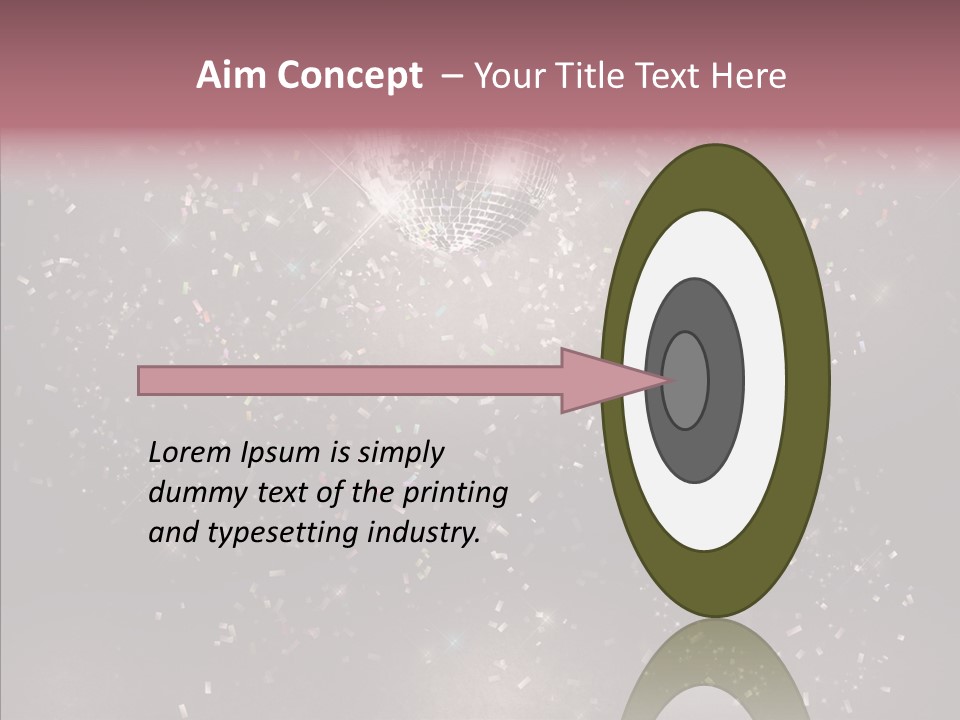 New Dark Circle PowerPoint Template