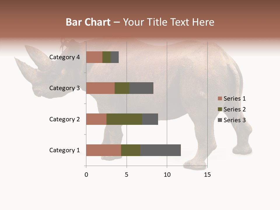 Wild Mammal Diceros PowerPoint Template