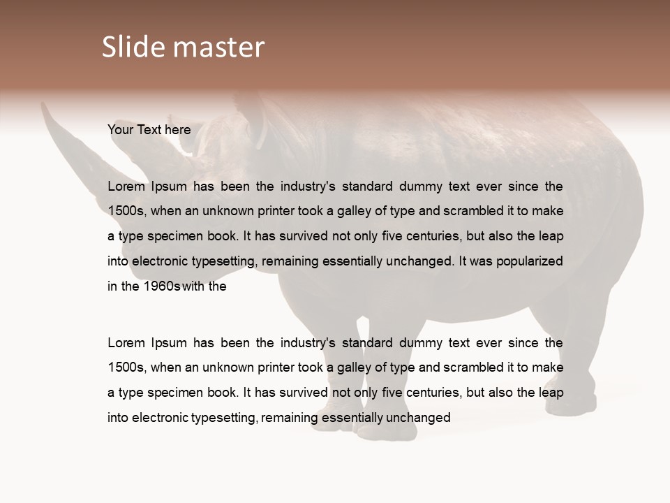 Background Safari Wild PowerPoint Template