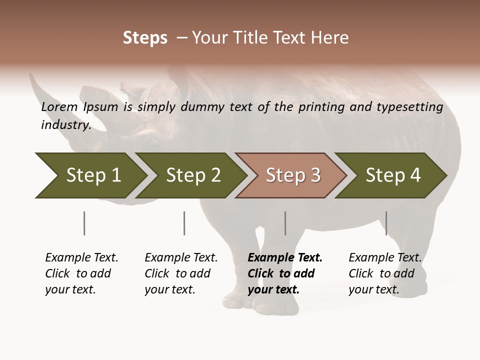 Background Safari Wild PowerPoint Template