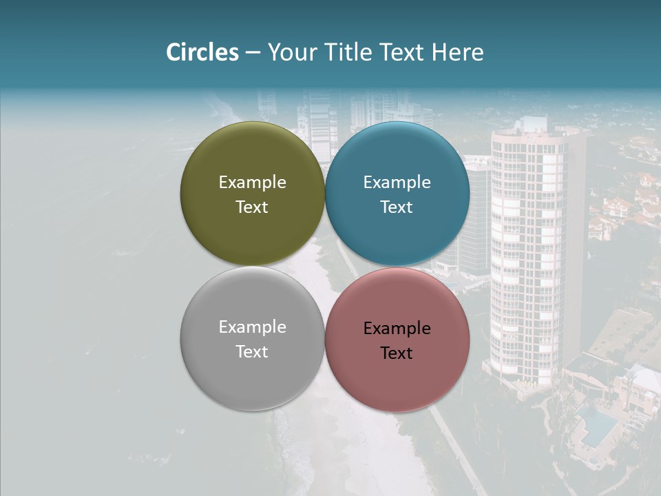 Naples Aerial Residential PowerPoint Template