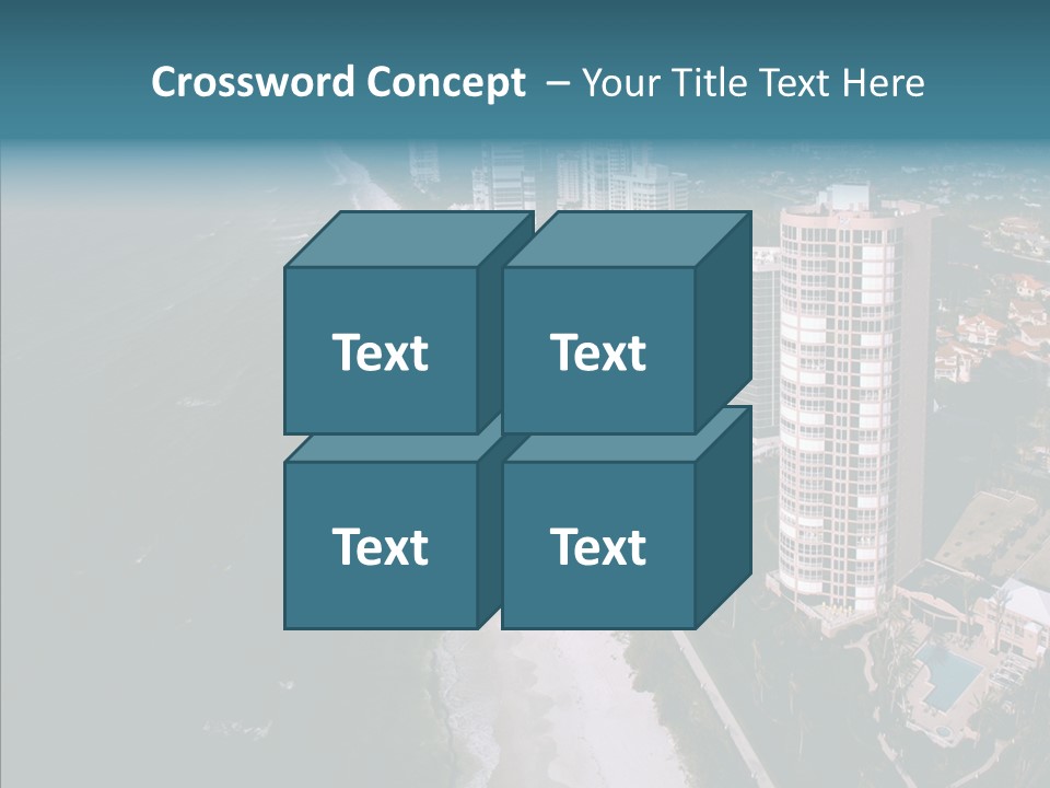 Naples Aerial Residential PowerPoint Template