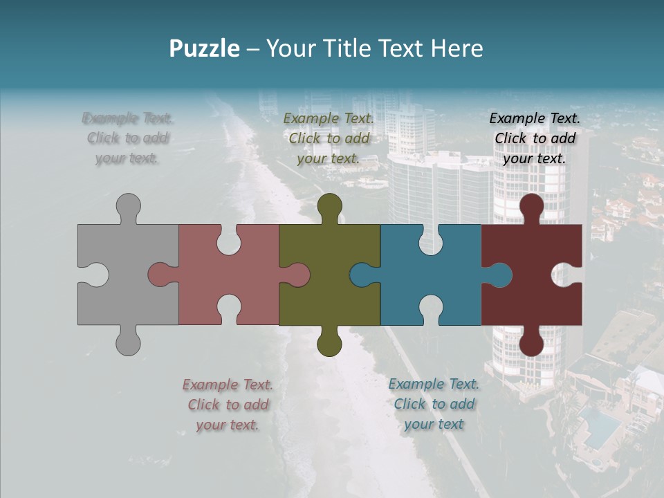 Naples Aerial Residential PowerPoint Template