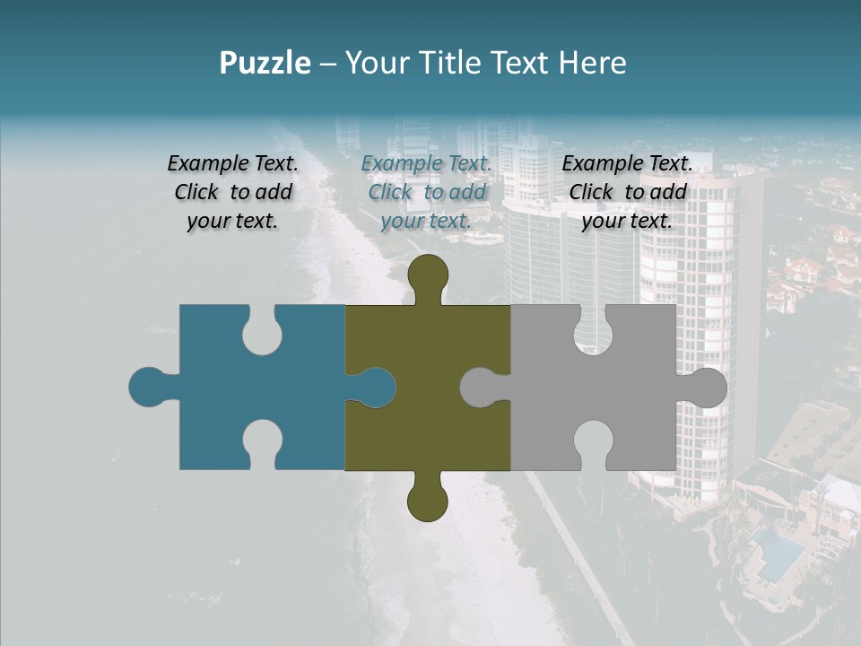 Naples Aerial Residential PowerPoint Template