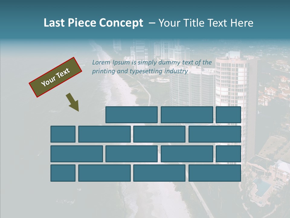 Naples Aerial Residential PowerPoint Template