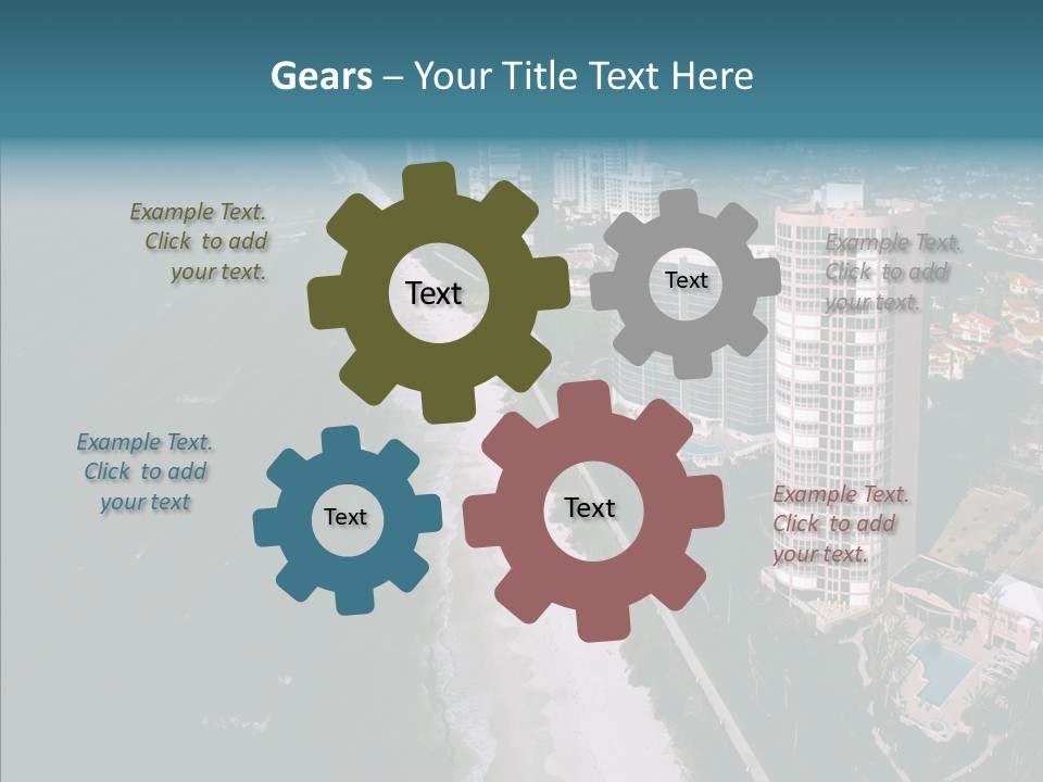 Naples Aerial Residential PowerPoint Template