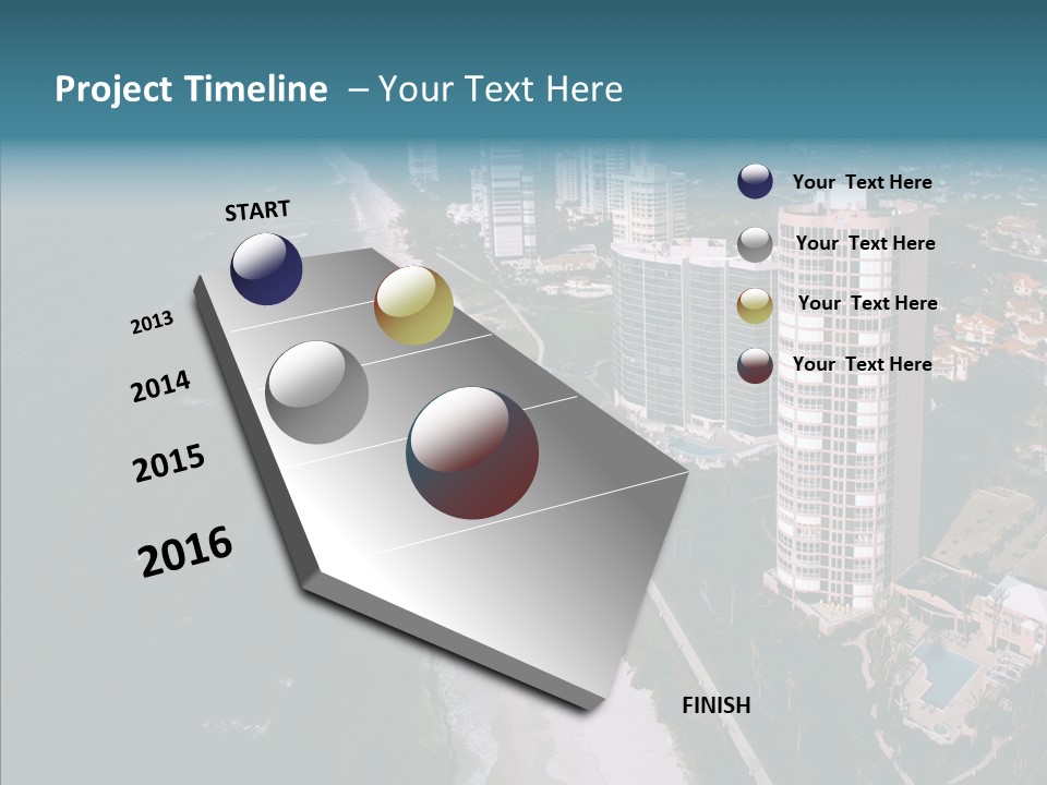 Naples Aerial Residential PowerPoint Template
