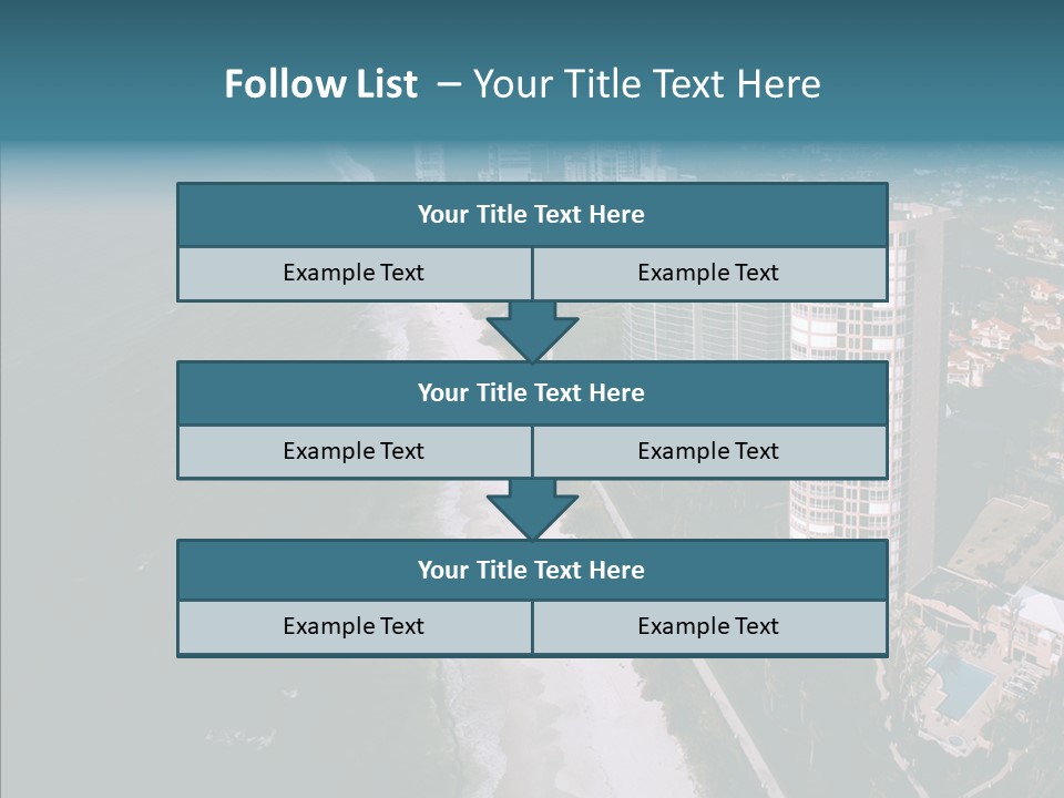 Naples Aerial Residential PowerPoint Template
