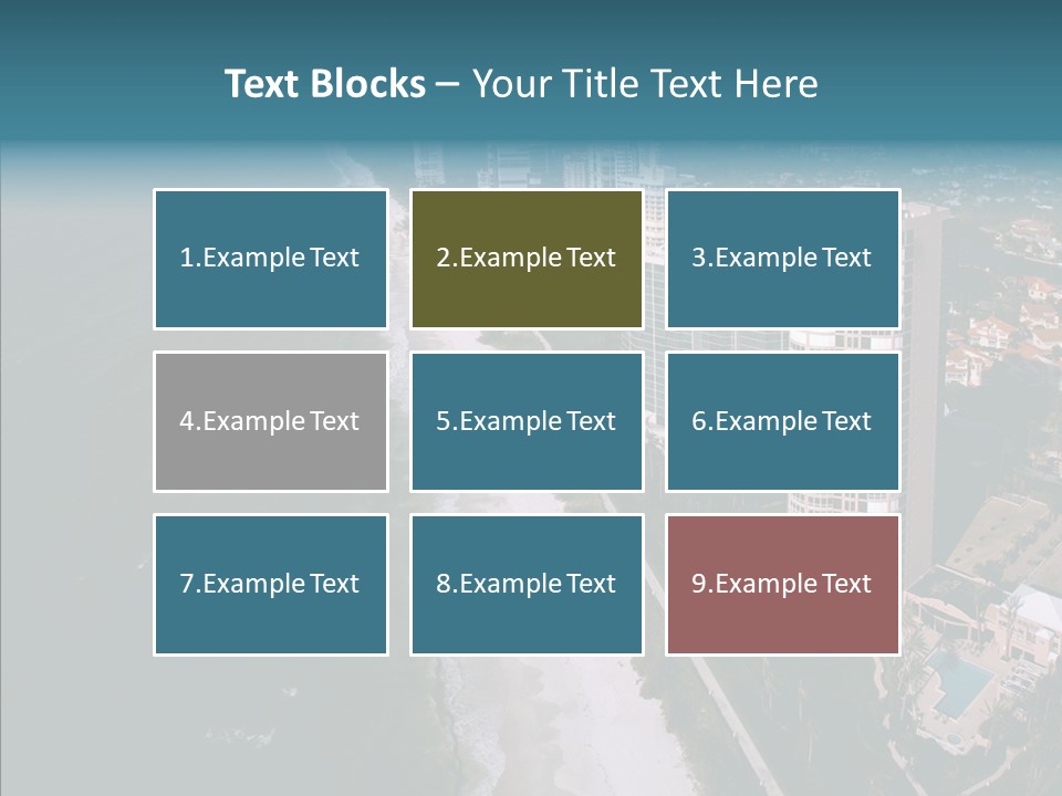 Naples Aerial Residential PowerPoint Template