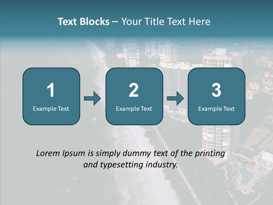 Naples Aerial Residential PowerPoint Template
