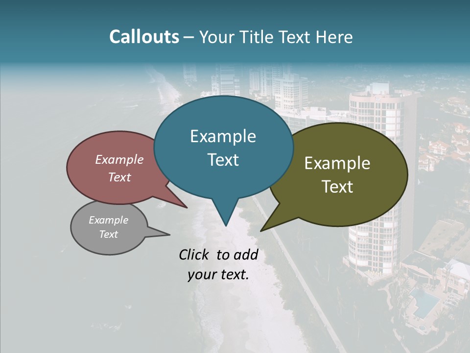 Naples Aerial Residential PowerPoint Template