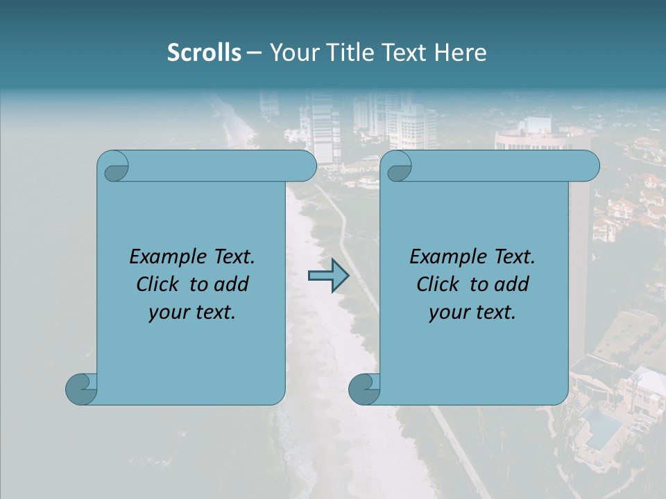 Naples Aerial Residential PowerPoint Template