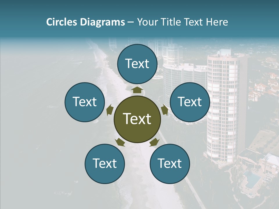 Naples Aerial Residential PowerPoint Template