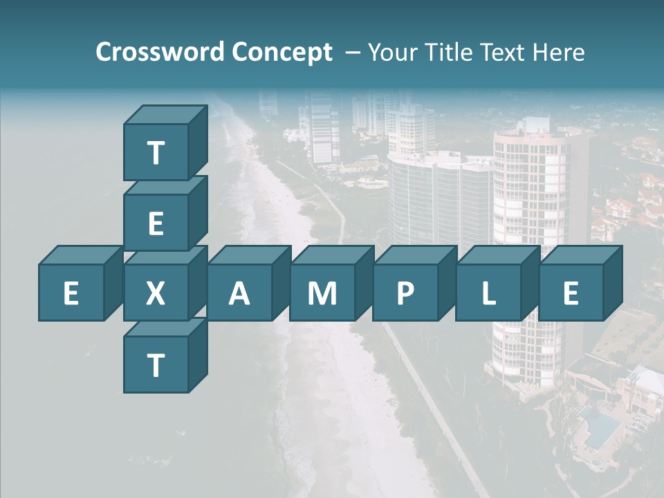 Naples Aerial Residential PowerPoint Template