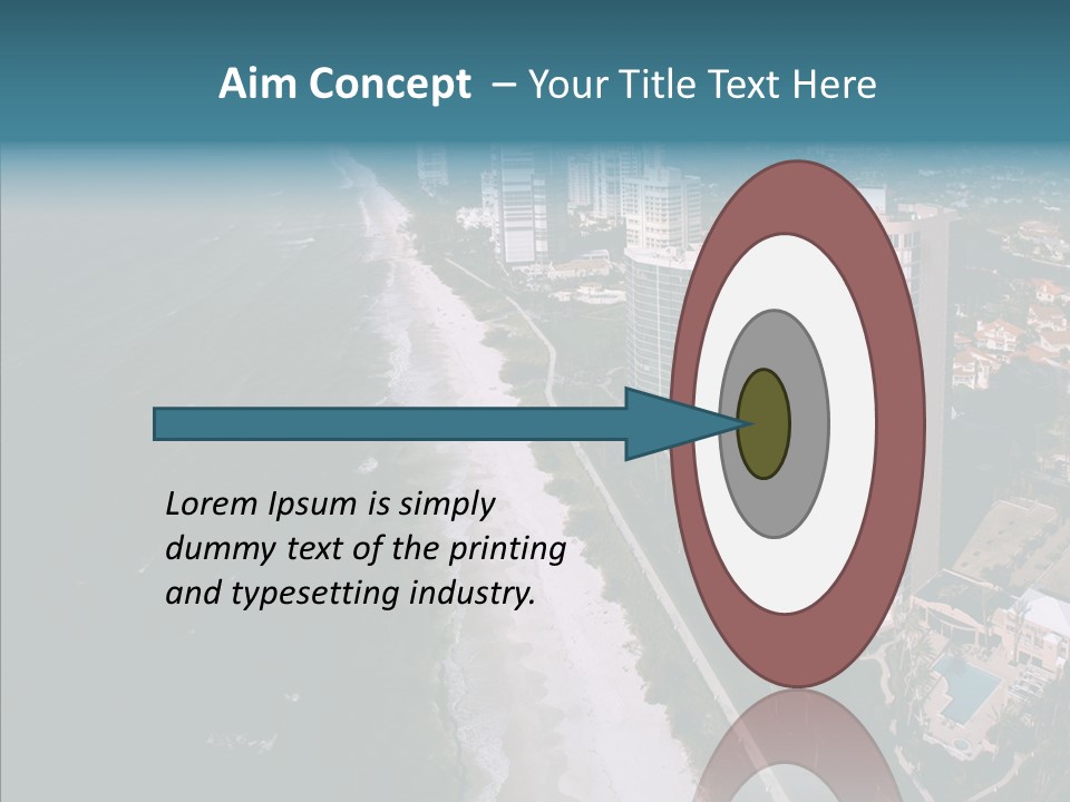 Naples Aerial Residential PowerPoint Template