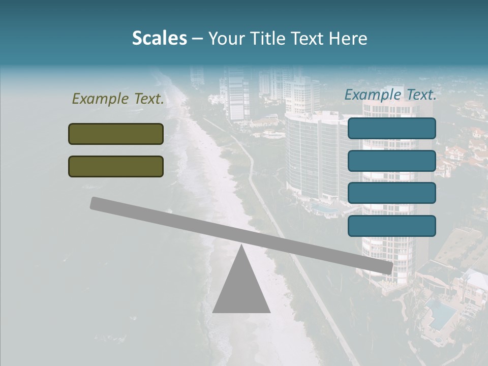 Naples Aerial Residential PowerPoint Template