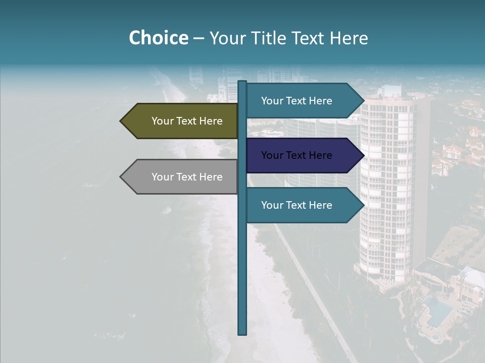 Naples Aerial Residential PowerPoint Template