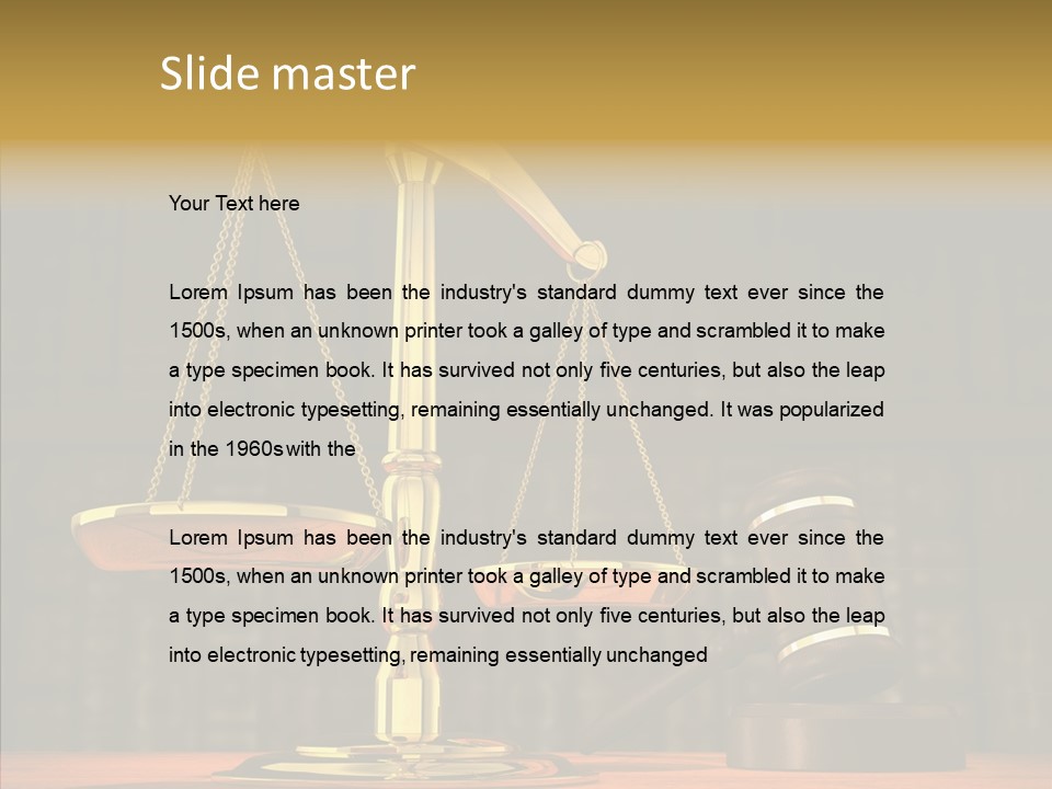 Crime Criminal Authority PowerPoint Template