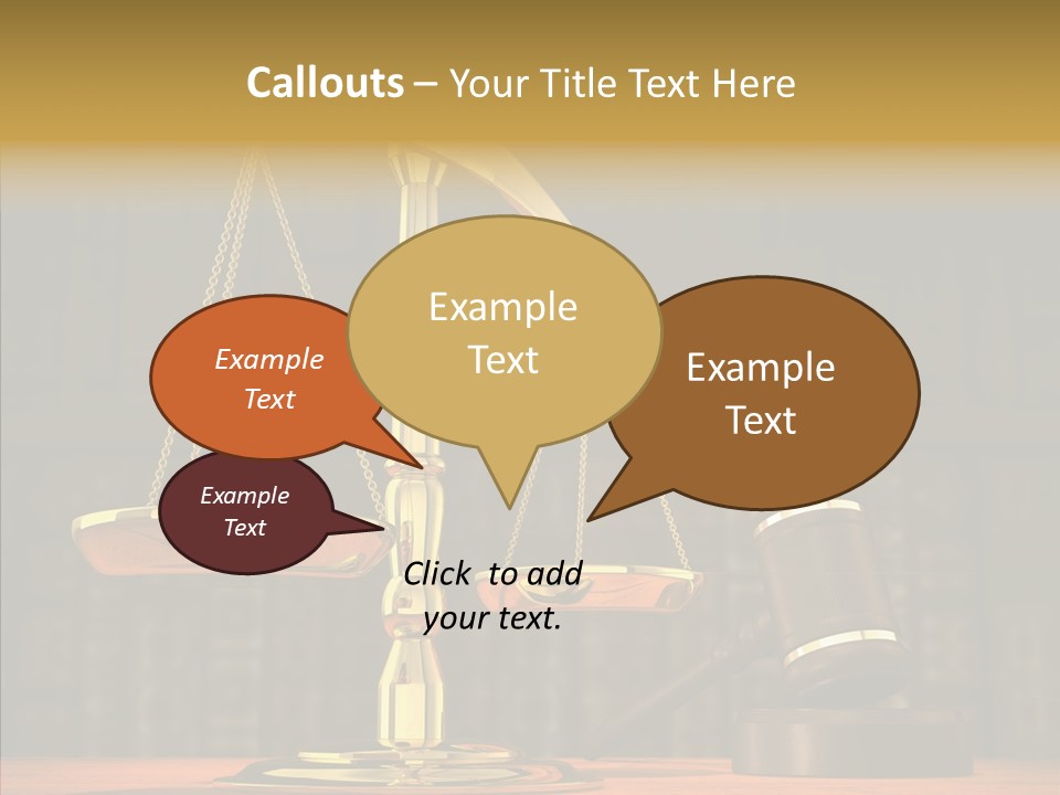 Crime Criminal Authority PowerPoint Template