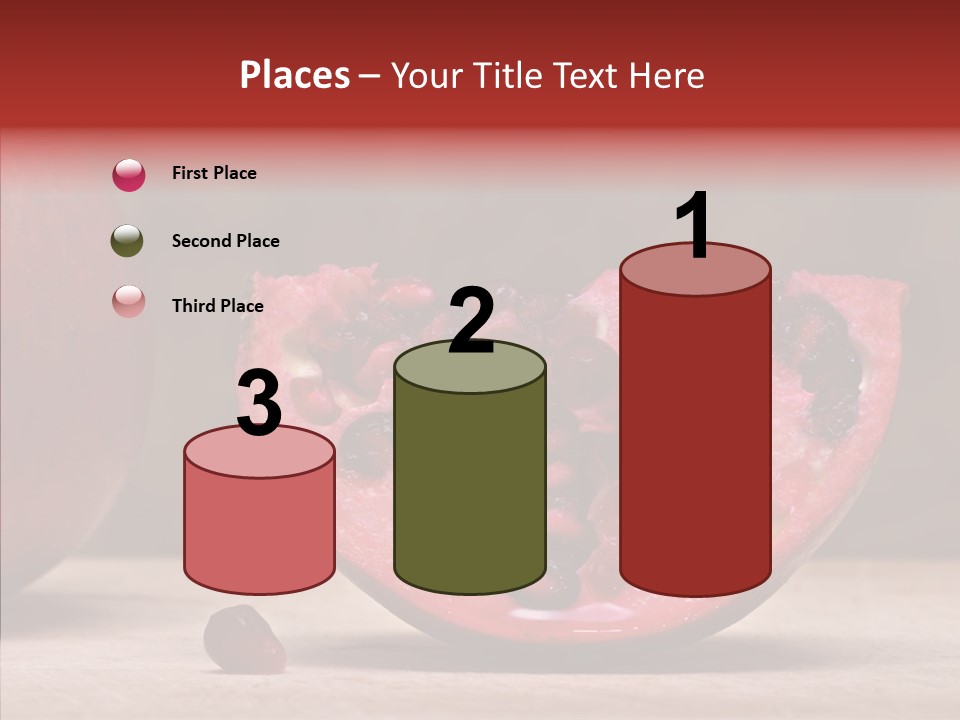 Slice Healthy Pink PowerPoint Template