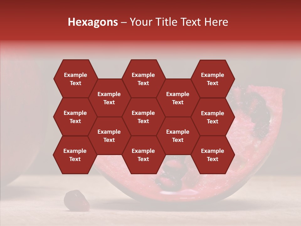 Slice Healthy Pink PowerPoint Template